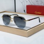 Cartier Color Matching Metal irregularity Sunglasses Top quality