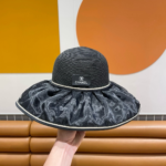 Chanel Bow With Large Brim And Small Face Visor  Sunhat - Image 3