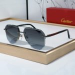 Cartier Color Matching Metal irregularity Sunglasses Top quality - Image 2