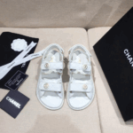 Chanel  Flat Velcro sandals Slide - Image 3