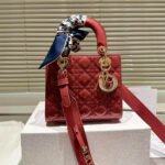 Dior Small Lady Bag – Lacquered Calfskin - Image 6
