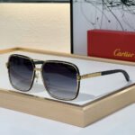 Cartier Metal Side Color Matching Aviator Sunglasses Top quality - Image 7