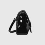 Gucci GG Marmont patent small shoulder bag in patent - Image 3