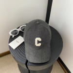 Ceiline Letter Wmbroidery Cap Sunhat - Image 2