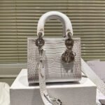 DIOR Lady Dior Diamond Buckle Bag