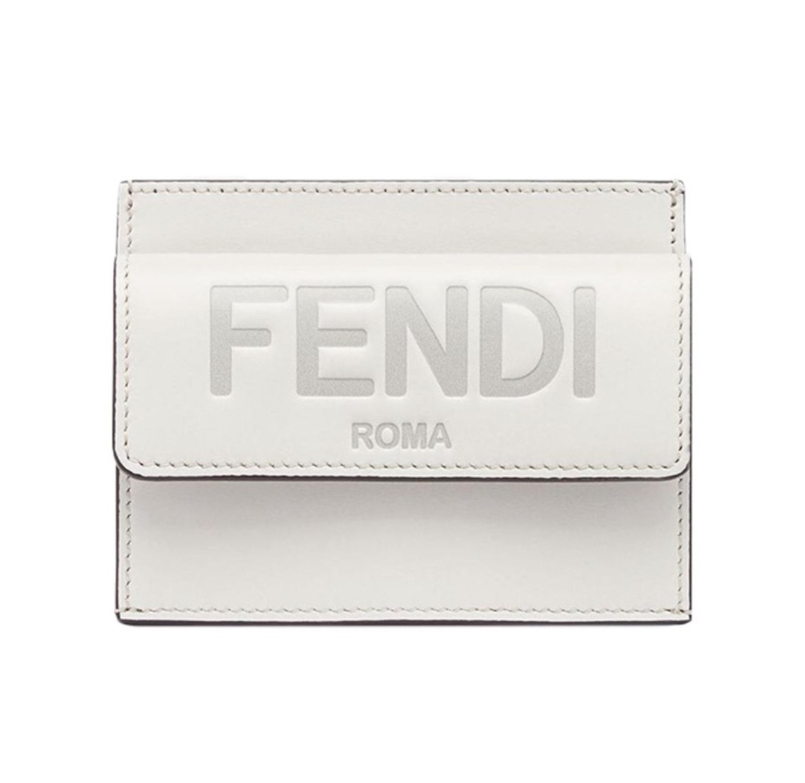 FENDI Snap Leather Wallet