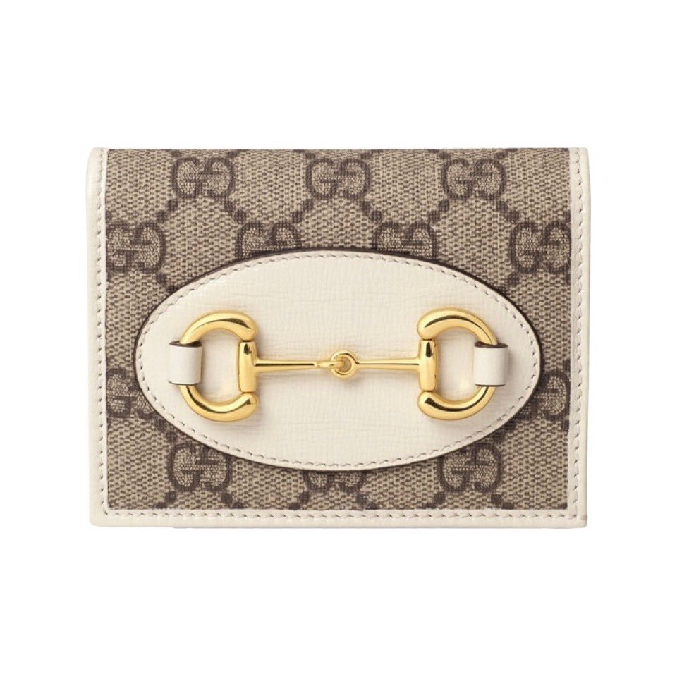 Gucci Unisex Horsebit 1955 Card Case Wallet