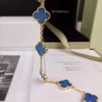 Van Cleef&Arpels VCA alhambra Bracelet Blue agate - Image 3