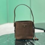 Prada Suede Mini Bucket Bag - Image 3
