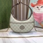 Gucci Marmnt Half Moon Shoulder Bag - Image 8