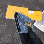 Louis Vuitton LV Monogram Jacquard Denim Money Clip - Image 4