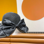 Chanel Bow With Large Brim And Small Face Visor  Sunhat - Image 5