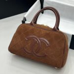 Chanel Vintage Suede Bag - Image 2
