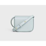 CELINE MINI TRIOMPHE IN SHINY CALFSKIN Blue - Image 2