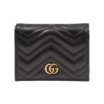 Gucci Unisex GG Marmont Card Case Wallet Double G