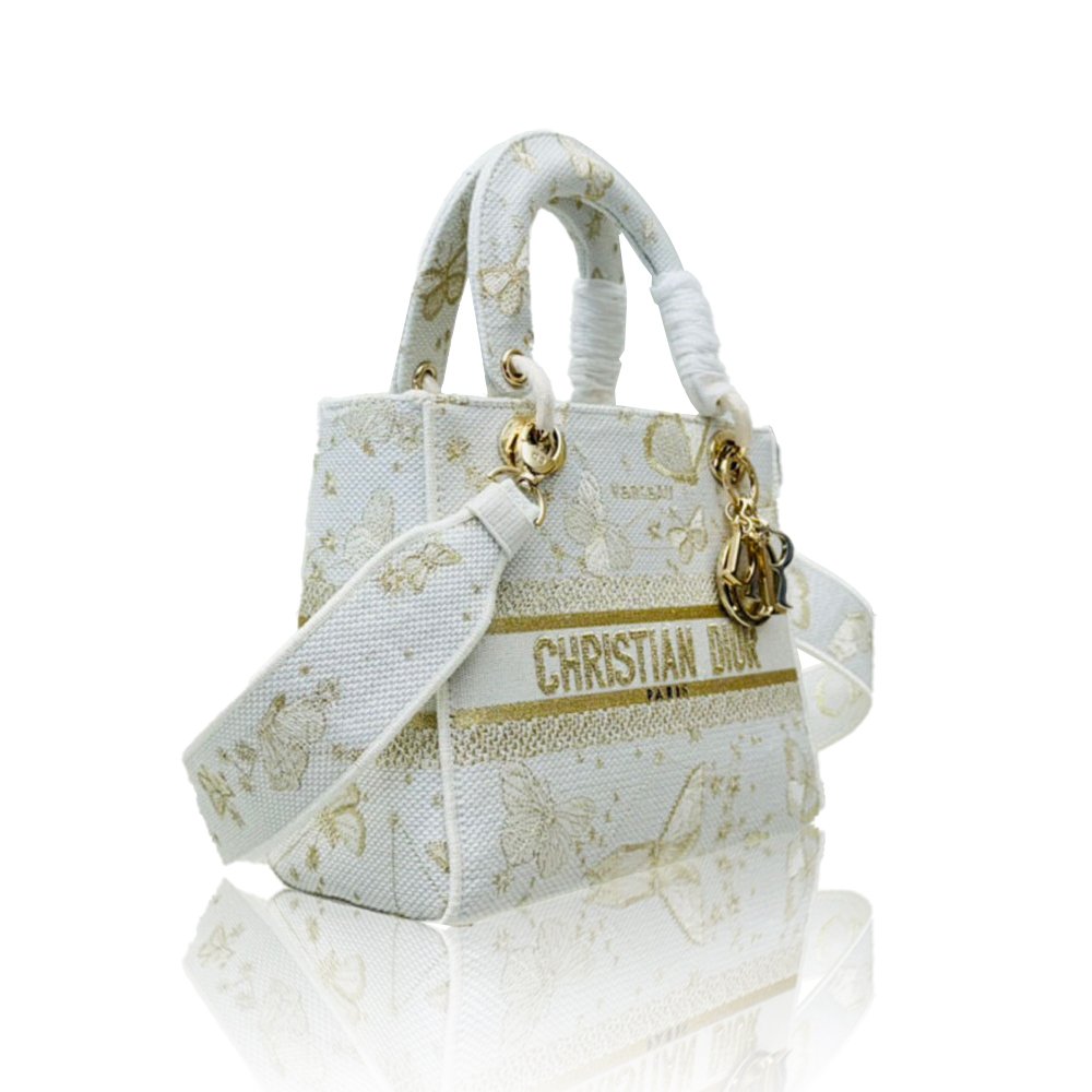Dior The LADY D-LITE Bag MM-Butterfly Zodiac