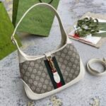 Gucci Jackie 1961 Canvas&Leather Shoulder Bags - Image 8