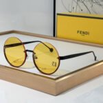 Fendi  Lightweight Round Sunglasses Top quality - Image 3