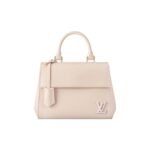 Louis Vuitton LV  Cluny Grained Leather Shoulder Handbag - Image 3