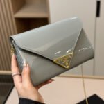 Prada  Leather Clutch Shoulder Bag Handbag - Image 6