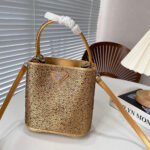 Prada Panier Crystal Tote Shoulder Messenger Bag - Image 4