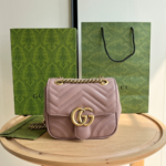 Gucci Marmont GG Leather Shoulder Bag - Image 3