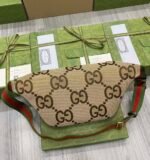 Gucci Canvas And leather Crossbody Shoulder Bag - Image 4