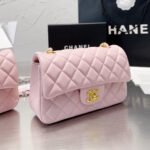 Chanel Classic Pink Flag Bag Small 20cm- - Image 2