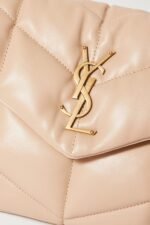 SAINT LAURENT Loulou Puffer small quilted leather shoulder bag beige - Image 2