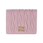MIU MIU Matelassé Sheepskin Wallet
