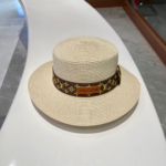 Louis Vuitton LV Flat Straw Beach Hat Sunhat
