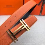 Hermes H Belt Buckle & Reversible Brown For Women, Women Belt 380MM
