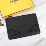 FENDI Printed Canvas Clutch - Image 12