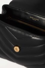 YSL SAINT LAURENT Loulou Toy quilted leather shoulder bag black - Image 5