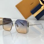 Louis Vuitton LV Lrregular Metal Frame Sunglasses Top Quality - Image 4
