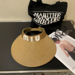 Miu Miu Empty Top Sun Hat  Sunhat - Image 2