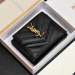 Saint Laurent YSL Leather Card Holder - Image 3