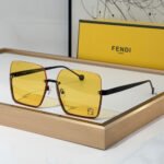Fendi Butterfly Metal Frame Mirror Sunglasses Top quality - Image 6