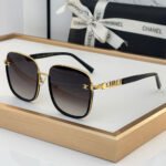 Celine  Mirror leg Stereoscopic Logo  sunglasses Top quality - Image 5