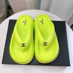 Chanel Thick-soled Beach Flip-flops Slide Sandal - Image 7