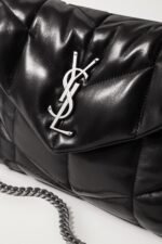 SAINT LAURENT Loulou Puffer small quilted leather shoulder bag black - Image 2