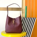 SAINT LAURENT YSL Le 5 à 7 Leather Shoulder Bag - Image 2