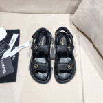 Chanel  Flat Velcro sandals Slide - Image 15