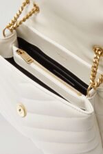 SAINT LAURENT YSL Loulou Small Quilted Leather Shoulder Bag white - Image 5