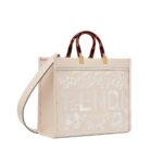 FENDI Sunshine Flower Embroidery Bag Medium - Image 2