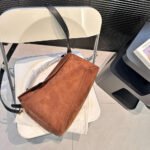 LOEWE Suede Puzzle Bag - Image 4