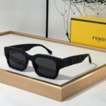 Fendi Full frame Logo Sunglasses Top quality - Image 7