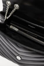 SAINT LAURENT Loulou medium quilted leather shoulder bag black - Image 6