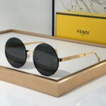 Fendi  Lightweight Round Sunglasses Top quality - Image 2