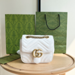 Gucci Marmont GG Leather Shoulder Bag - Image 6